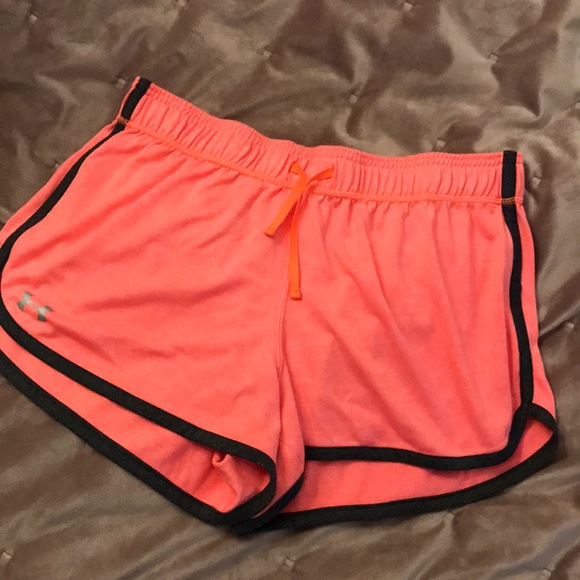Under Armour Pants - Under Armour Orange Shorts